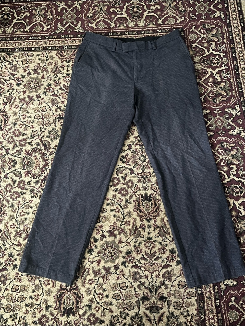 Boss Hugo Classic Straight Dress Pants - Charcoal